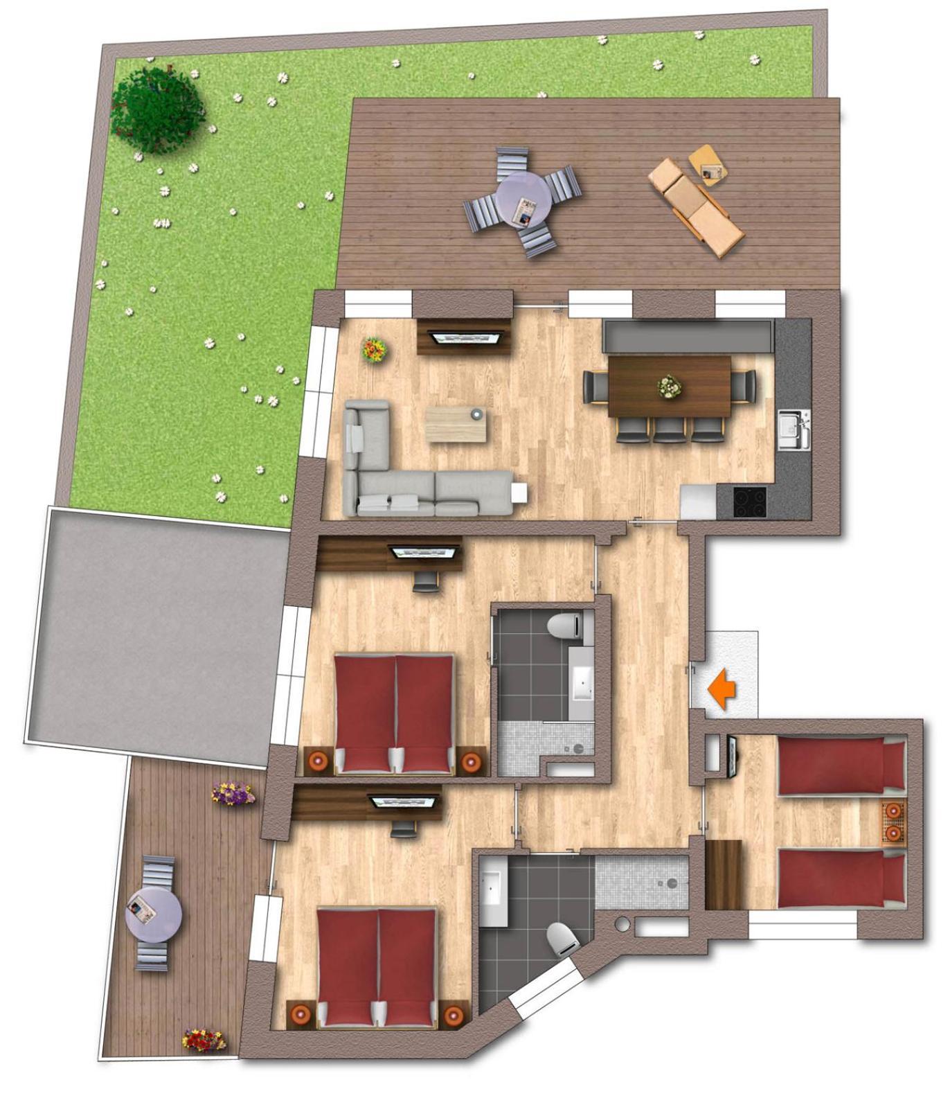 מאיירהופן Appartements Alma מראה חיצוני תמונה